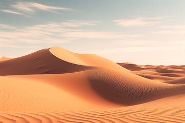 Fototapeta na wymiar Desert sand landscape photo