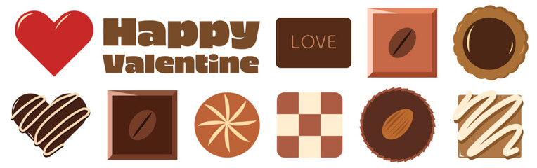 バレンタインの背景素材　5