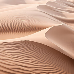 Abstract patterns in sand dunes in the desert.