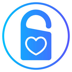 door hanger gradient icon