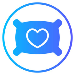 pillow gradient icon