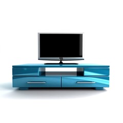 TV stand blue
