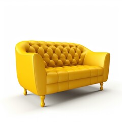 sofa yellow