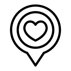 location line icon