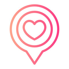 location gradient icon