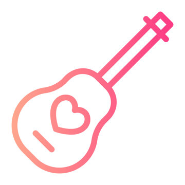guitar gradient icon