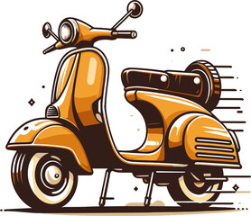 scooter illustration © Dezayn