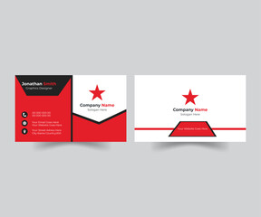 Modern Business Card - Creative and Clean Business Card Template, Vector Modern Creative and Clean Business Card Template, Business card vector background