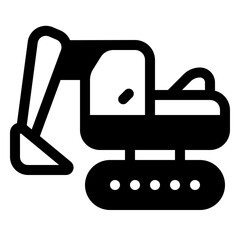 Heavy Vehicle Glyph Icon