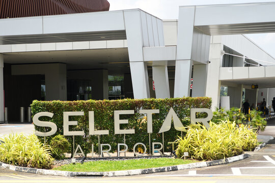 Seletar airport in Singapore