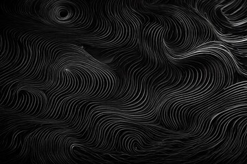 black waves background 