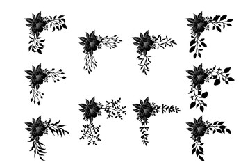 Floral Flower Foliage Arrangement Wreath