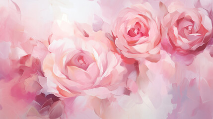 Fototapeta premium Abstract roses art background