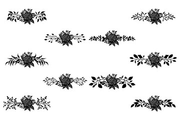 Floral Flower Foliage Arrangement Wreath