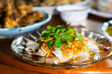 Spicy Salad Shrimp In Fish Sauce