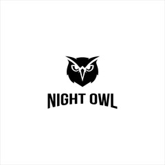 owl bird logo icon vector illustration