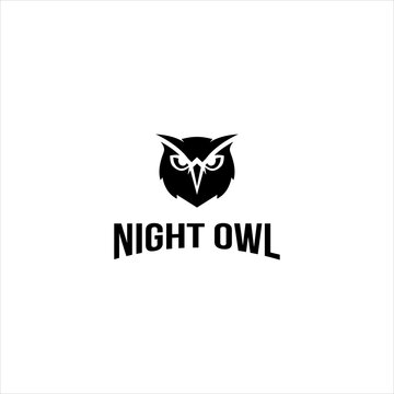 owl bird logo icon vector illustration