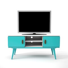 TV stand turquoiseblue