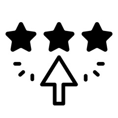 three star rating, feedback