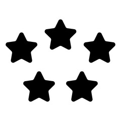 five star rating icon