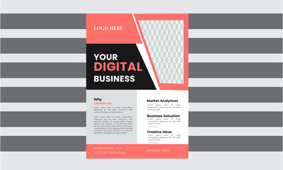 Modern Business Flyer design.