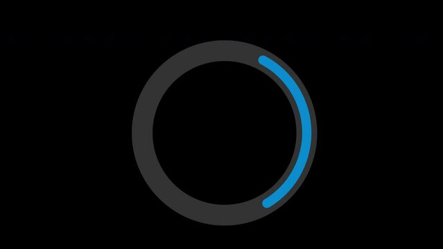 loading circle icon upload or download animation Waiting symbol with Alpha Channel