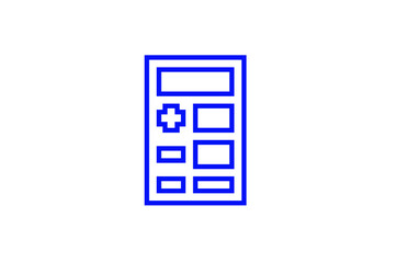 sign on a white background