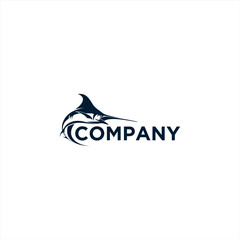 Fish logo template suitable for businesses and product names. This stylish logo design could be used for different purposes for a company,