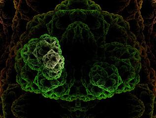 Imaginatory fractal abstract background Image