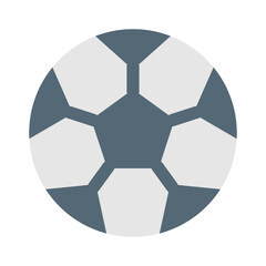 スポーツ、サッカーを表すカラースタイルのアイコン