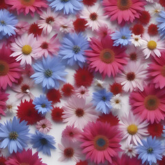 Fototapeta na wymiar Colorful wildflower wallpaper. Wildflower illustrations.