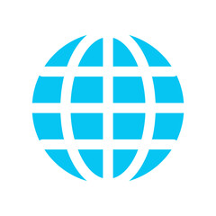 旅行、地球を表すカラースタイルのアイコン