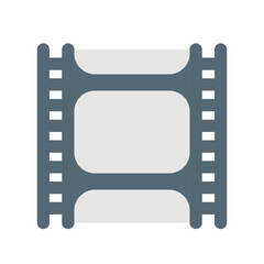 映像、フィルムを表すカラースタイルのアイコン