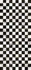 black and white marble checkered background
