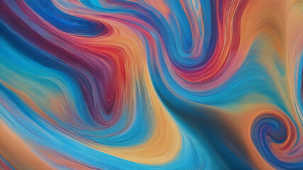 vivid vision of colors that swirl into each other and create psychedelic forms, pastel, colors blue, light blue