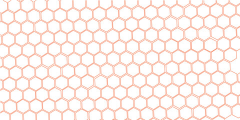 Yellow or blue background, abstract with hexagons