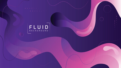 Aesthetic Modern Fluid Background Design