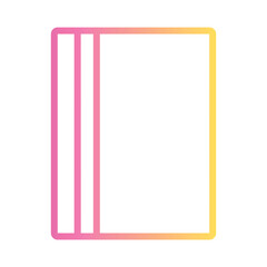 Abstract Shape Geometry Gradient Outline Icon