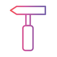 Climbing Sport Hiking Gradient Outline Icon