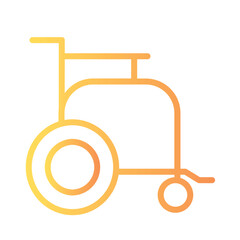Care Disability Disabled Gradient Outline Icon