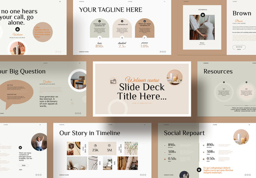 Slide Deck Presentation Layout