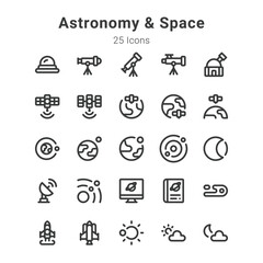 astronomy and space icons © Ahmad