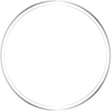 silver circle transparent background