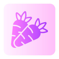 carrot gradient icon