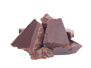 Chocolate bar isolated