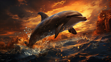 amazing dolphin wallpaper