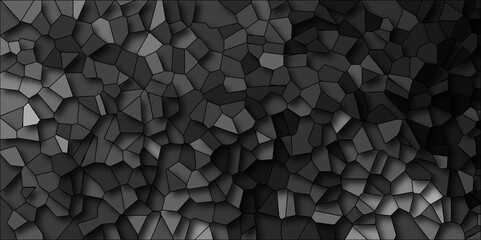 Seamless pattern mosaic marble pattern texture with seamless shapes. dark and light gray Geometric Modern creative background. Gray Geometric Retro tiles pattern. Gray hexagon ceramic.