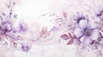 Fototapeta na wymiar floral watercolor wallpaper texture. Floral background.