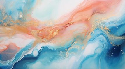 Abstract fluid art painting in alcohol ink technique background. Luxury tiles background.