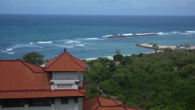 view of the ocean and beach